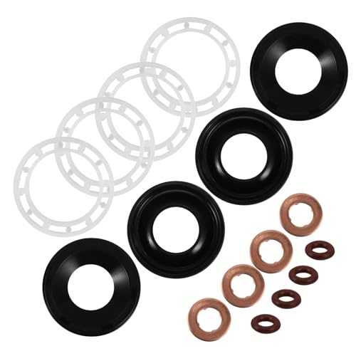 Kit de sellos de inyector motor diesel arandelas desgastadas goma