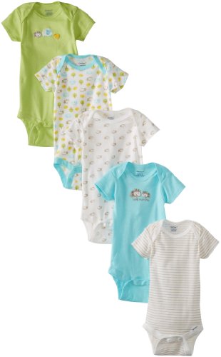 Image of Gerber Baby 5-Pack Variety Onesies Bodysuits