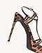 NEWBELLA Women's Sandals Sexy Strappy Stiletto High Heel Sandals 4.5