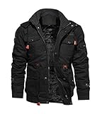 Paket-Inhalt: 1 x Herren Parka. Bitte beachten Sie, dass die Größe hier die EU-Größe ist