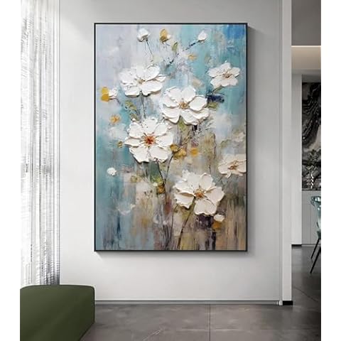 ARTLAND Hand-Painted Floral Canvas Cover