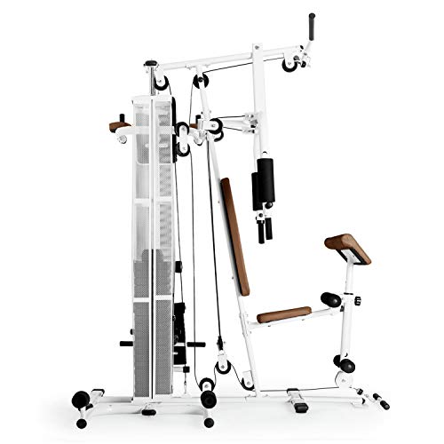 Klarfit Ultimate Gym 5000 Kraftstation, 6-in-1 Fitness Station, Fitnessgeräte für Zuhause, Multi Gym mit Brust… – Bild 5