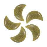 QUARKZMAN 5 Pezzi Pietra DellaCristallo Di Preoccupazione 0.5 Pollici Lunghezza Olivina Naturale Gemma DellaAll'ingrosso Pietre Intagliate