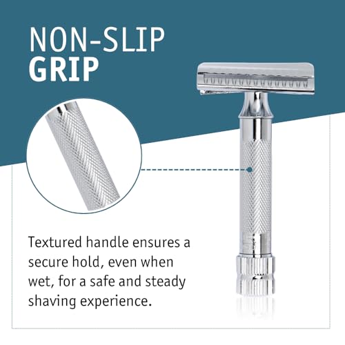 Image of MERKUR Slant Bar MK-37C, Double Edge Safety Razor