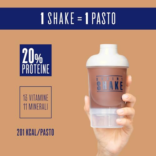 Enervit Meal Shake Cacao Protein, Bevanda Proteica Adatto Come Sostituto del Pasto, Ricco di Proteine, la Confezione Copre 12 Pasti, 20% Proteine, 13 Vitamine e 11 Minerali - 4