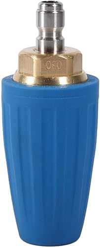 Miniatura 3 de Boquilla turbo de pulverización giratoria de 3000 PSI para limpiador de lavadora de alta presión, accesorio de conexión rápida de 14 pulgadas