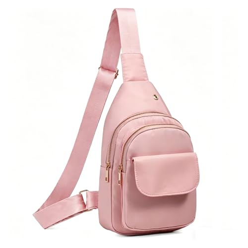 Image of YAZEKOUS Small Sling Bag Casual Crossbody Sling Backpack for Women Men, Trendy Cross Body Daypack Backpack