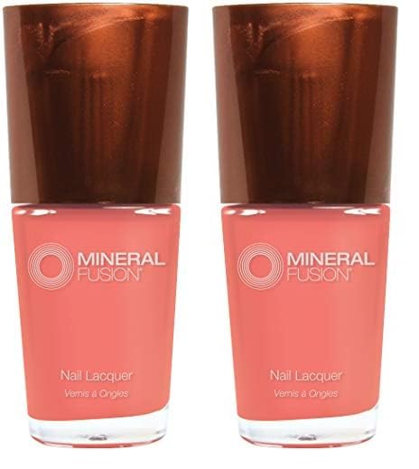 Mineral Fusion Esmalte de uñas, Sunkissed, 0.33 onzas (paquete de 2)
