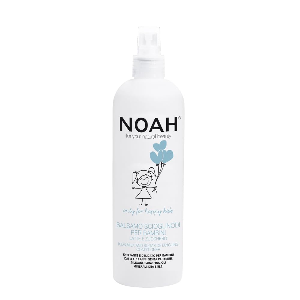 Noah Balsamo Spray Scioglinodi per Bambini con Proteine del Latte e Zucchero, Districante Delicato, 250 ml