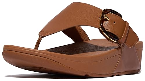 Image of FitFlop Women's, Lulu Resin Buckle Thong Sandal