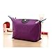 Produktbild Domire Women Dumpling Shape Nylon Waterproof Zipper Cosmetic Makeup Bag Handbag ,Purple by Domire