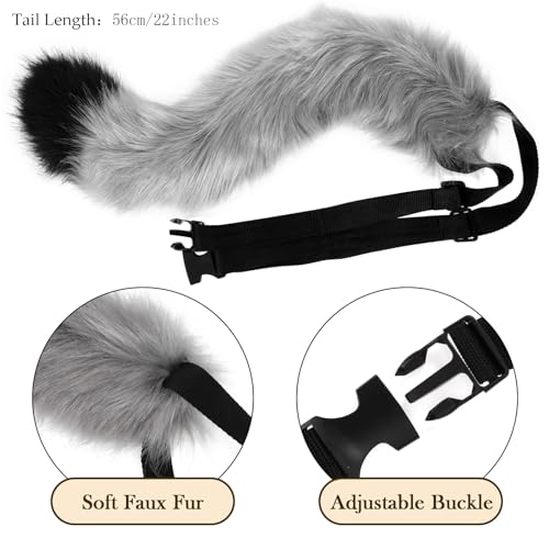XEPST Cat Cosplay Costume Set Cat Ears and Animal Tail Kit - Image 2