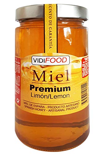 Miel Cru de Citron Premium - 1 Kg - Recueilli En Espagne - De La Qualité La Plus Fine, Fait Maison & 100% Pure - Arôme Floral Et Goût Riche, Sucré - Une Grande Variété De Saveurs Délicieuses Cover