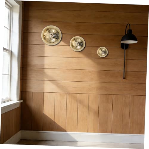 KALLORY - 3 unidades de bolas espejadas doradas para decoración disco, hemisferios de vidrio colgantes para fiestas, cocina y escenarios, ambiente reflectante, fáciles de limpiar miniatura 7