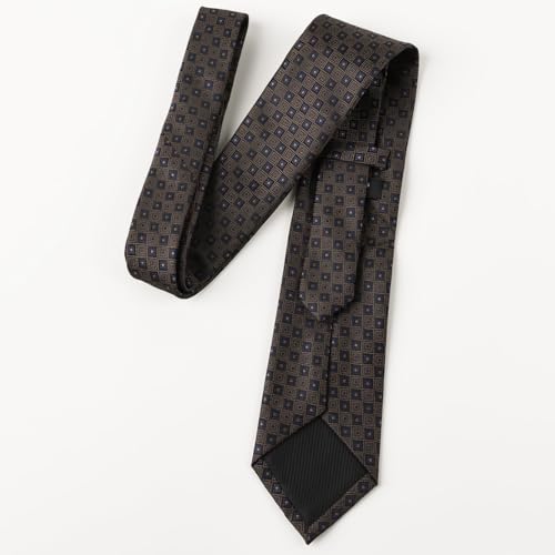 Image of Alizeal Mens Vintage Solid Plaid Tie with Pocket Square 3.15inches Necktie Set