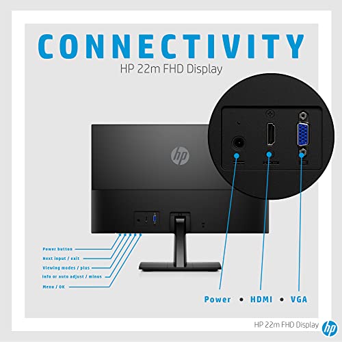 HP-22m-Monitor-215-inch-Full-HD-1080p-IPS-LCD-5ms-Anti-GlareLow-Blue-Light-Mode-Tilt-Adjustment-Ultra-Wide-Viewing-Angles-up-to-178-Degrees-1-x-HDMI-1-x-VGA-Black