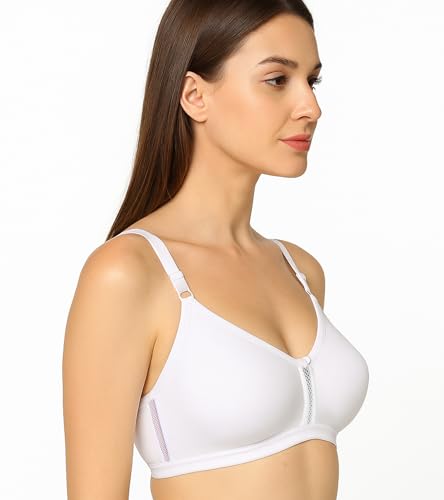 Image of SONA M1020 Non-Padded Non-Wired Molded Medium Coverage T-Shirt Bra with Adjustable Straps