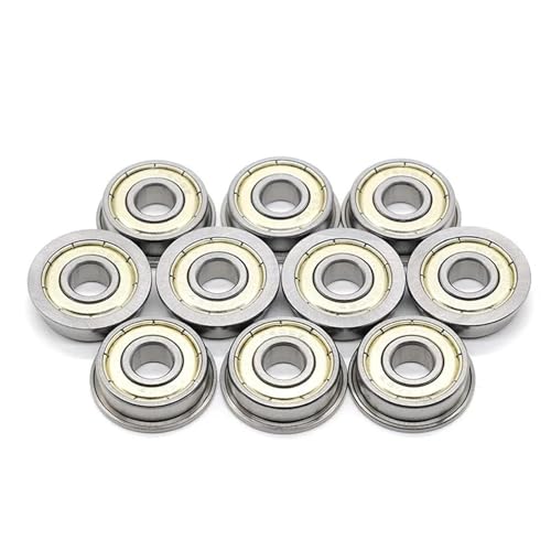 Roulement à billes à bride FR8ZZ en acier chromé 1/2x1-1/8x5/16 pouces