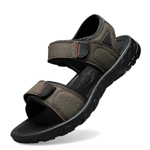 Men's Comfortable Summer Sandals with Arch Support for Outdoor Beach Walking Casual Wear Open Toe Water Shoes