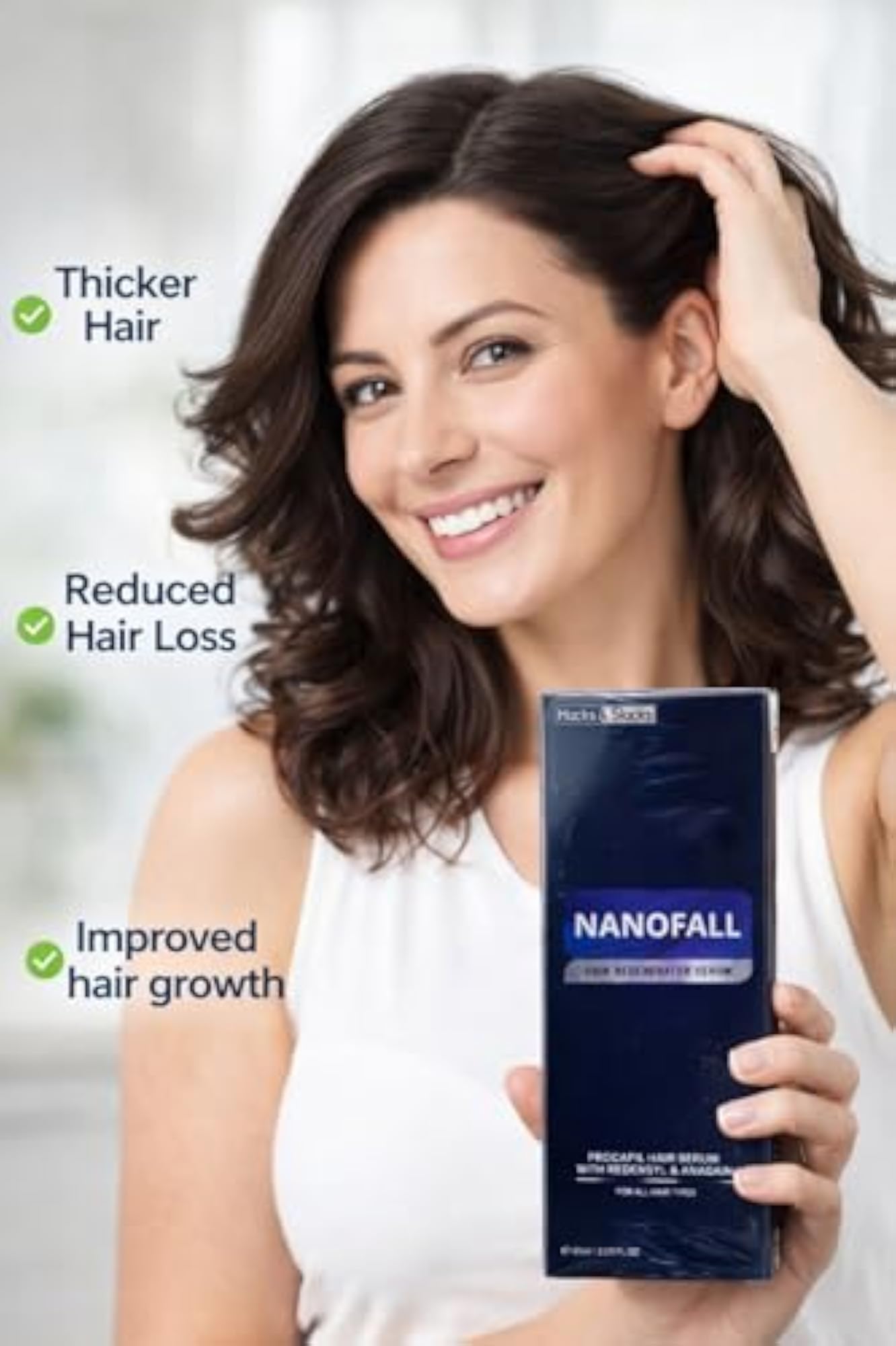 Nanofall Hair Regenerator Serum, Enriched with Redensyl