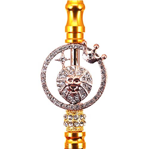 12 Constellation Decoration, Blunt Holder For Smoking Weed, Shisha Hookah Tips Disposable, Diamond Hookah Hose Set,Cigarette Holder 4.2 Inches,Leo #TOP1