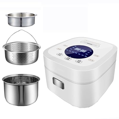 Low-Sugar Rice Cooker (3/5L) Household Multi-Function Rice Cooker, 304 Stainless Steel Liner, Rice Soup Separated, for 1-7 People,3L