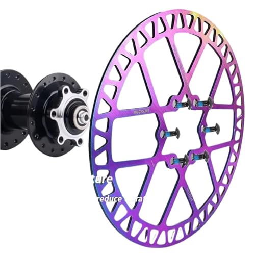 Disco de freno 160mm multicolor de acero inoxidable de 1.85mm de grosor para bicicleta MTB 5