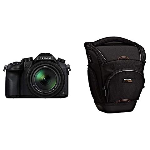 Panasonic LUMIX DMC-FZ1000EG Premium-Bridgekamera schwarz & Amazon Basics SLR-Schultertasche Cover