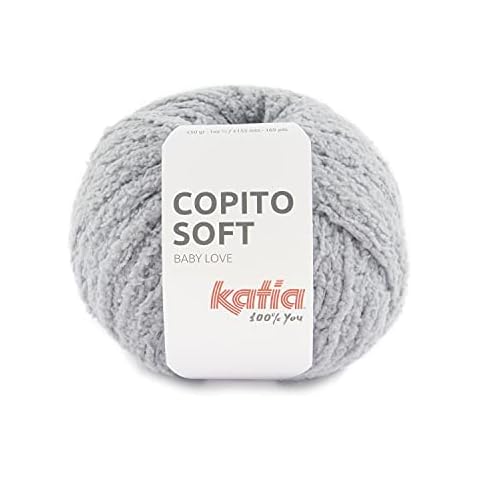 Katia Copito Soft Yarn 50 g Colour 06 Medium Grey Cover