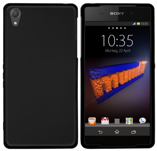 mumbi Funda Compatible con Sony Xperia Z2, Negro