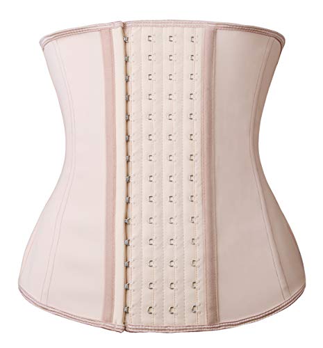 SHAPERX Women's Waist Trainer Corset for Weight Loss - Latex Underbust Cincher Corsets