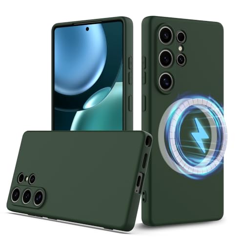 Coque Moto G55 5G silicone vert foncé rigide haute qualité protection premium