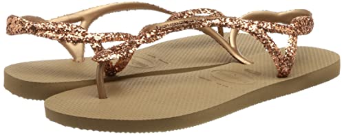 Havaianas Infradito Luna Premium glitter Rose Gold...