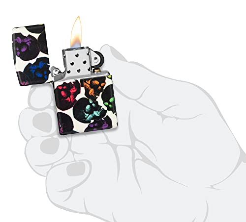 Encendedor de Bolsillo Zippo Skulls Glow in the Dark miniatura 4