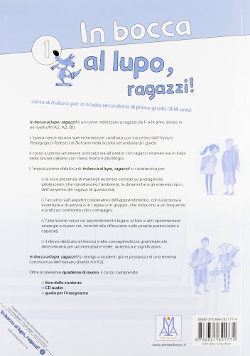 Bocca al lupo, ragazzi! 1 - Quaderno di lavoro (A1/A2): Quaderno di lavoro 1: Vol. 1