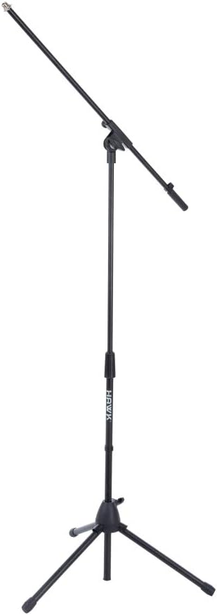 HMS65 Tripod Mike Stand with Fixed-length Boom (Black)
