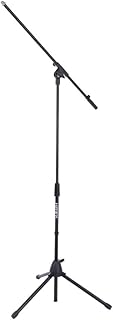 HMS65 Tripod Mic Stand with Fixed-length Boom (Black)