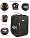 TANTO Makeup Backpack, Makeup Artist Bag Professional Cosmetic Bag with 4 Bag Extra Large Travel Train Case Double-Layer Make up Storage Organizer Cosmetic Brush Case with Adjustable Divider (Black