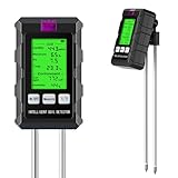 6 in 1 Soil Tester Digital Moisture Meter with Dual Probe