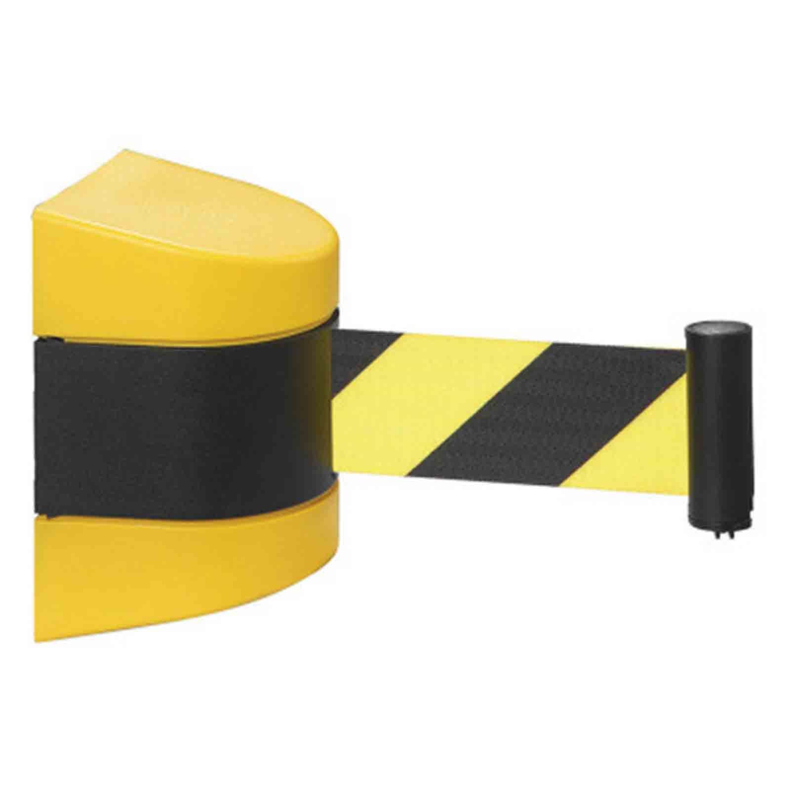 YNIYUJKL Retractable Magnetic Belt Barrier - Chrome Post Queue Control System, 3M/9.84Ft, Perfect For Event Crowd Control, Safety Management, And Queue Organization,5m/16.4ft