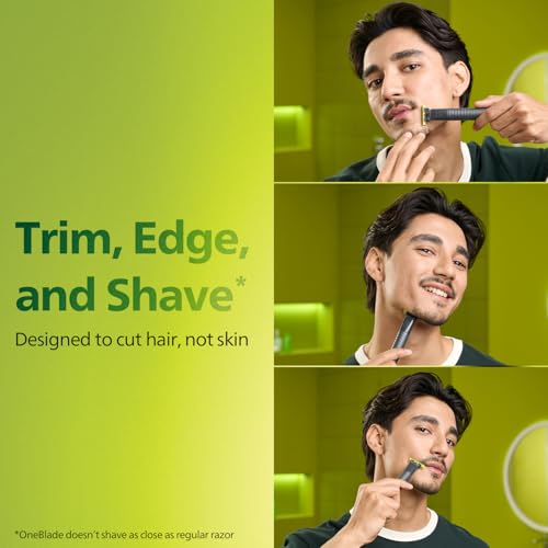 Image of Philips OneBlade Gen Z Beard & Body Trimmer & Styler|Ideal for 1st Trim|Designed for Skin Comfort, No Nicks & Cuts, Dual Protect Tech| Acne Prone, Patchy Beard, Young Skin, QP 1624 /10