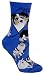 Australian Shepherd Blue Ultra Lightweight Cotton Crew Socks - Made in USA
