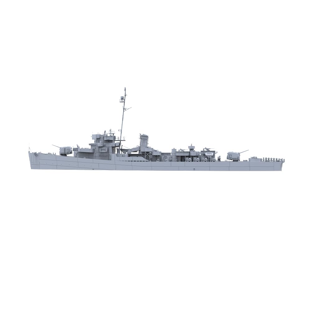 MRY-SFW SSC200598-A 1/200 zestaw do budowy modelu wojskowego USS Buckley Class Coolbaugh Fregata DE-217 Segmentowany kadłub