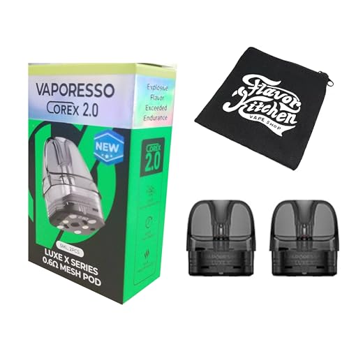 yLuxe X2/AbvO[hŁzpJ[gbW for Vaporesso Luxe X2 /Luxe XV[Y 2 FlavorKitchenIWi~j|[` (0.6)