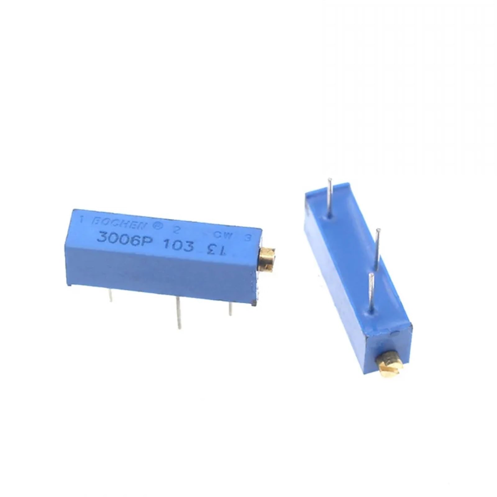 COKYIS 50 PZ 3006P 1K 2K 5K 10K 20K 50K 100K 200K 500K 1M 100R 200R 500R Resistore Variabile 3006P-1-103LF Potenziometro Trimmer (Size : 10K Ohm)