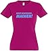 Produktbild Ladies T-Shirt Nicht quatschen - Machen! S bis XXL (S, Fuchsia)