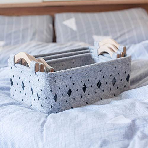 Panier de rangement en feutre pliable pour jouets et linge de maison
