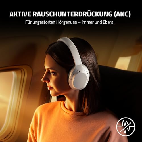 Razer Opus X - Kabelloses Headset mit niedriger Latenz und ANC-Technologie (Aktive Geräuschunterdrückung… – Ansicht 2