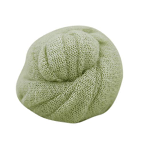 Surakey Newborn - Manta para envolver al bebé recién nacido, accesorio para fotografía de recién nacidos, color verde Cover