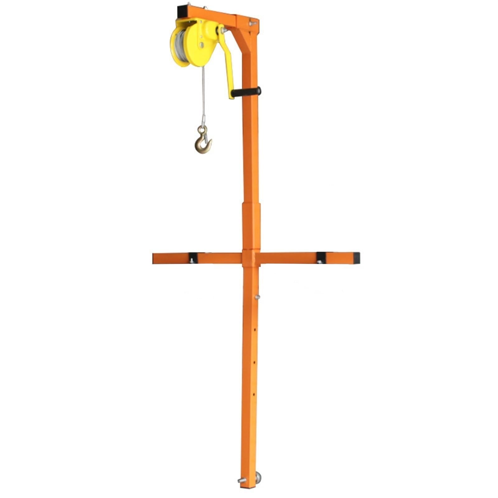 BHFPFZA Portable Manual Hoist with Air Conditer Installat Support 150kg Capaci Clete 25m Rope Set for Outdoor UseLifting Solut